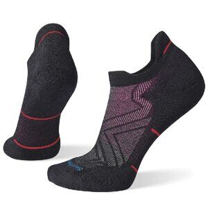 SmartWool Women's Run Targeted Cushion Low Ankle Socks, Black, Medium